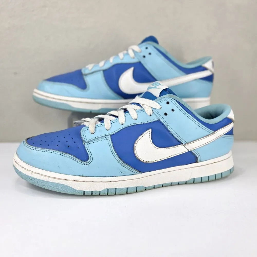 Nike Dunk Low Argon Blue Flash White Retro Sneakers DM0121-400 Sz 10